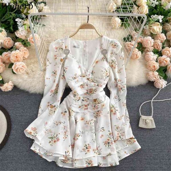 woman chic flower print dress summer v-neck long sleeve a-line mini dresses elegante sweet white female vestidos 210519, Black;gray
woman chic flower print dress summer v-neck long sleeve a-line mini dresses elegante sweet white female vestidos 210519, Black;gray