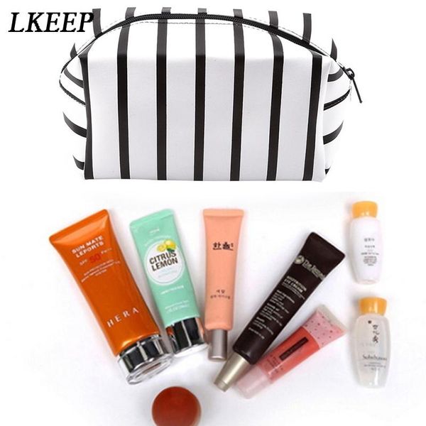 cosmetic bags & cases portable travel pvc striped bag organizer women makeup large capacity beauty storage wash
cosmetic bags & cases portable travel pvc striped bag organizer women makeup large capacity beauty storage wash