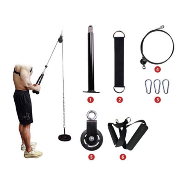accessories fitness diy pulley cable machine equipment biceps triceps arm strength training 26cm hanging strap hand
accessories fitness diy pulley cable machine equipment biceps triceps arm strength training 26cm hanging strap hand