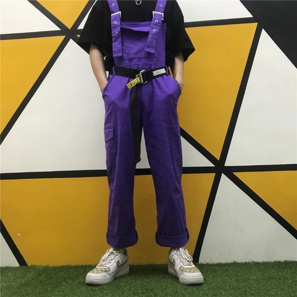 men's pants korean trendy brand suspenders bib overalls men fashion hip hop cargo goth casual streetwear joggers jumpsuits male romper, Black
men's pants korean trendy brand suspenders bib overalls men fashion hip hop cargo goth casual streetwear joggers jumpsuits male romper, Black