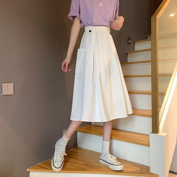 skirts high waist solid color white ladies casual fashion all-match 2021 summer sweet cute student a-line, Black
skirts high waist solid color white ladies casual fashion all-match 2021 summer sweet cute student a-line, Black