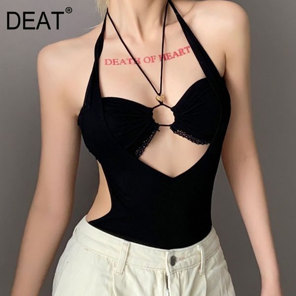 solid black sleeveless cut-out tie neck jumpsuit high bodysuits style y2k clothes spring and summer gx954 210421, Black;white
solid black sleeveless cut-out tie neck jumpsuit high bodysuits style y2k clothes spring and summer gx954 210421, Black;white