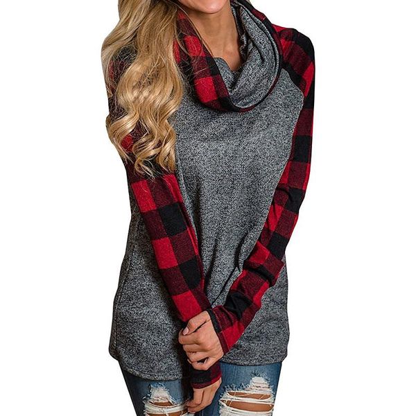 brand 2021 winter autumn women fashion casual hoody plaid heap collar sweatshirt long sleeve pullovers loose women's hoodies & sweatsh, Black
brand 2021 winter autumn women fashion casual hoody plaid heap collar sweatshirt long sleeve pullovers loose women's hoodies & sweatsh, Black