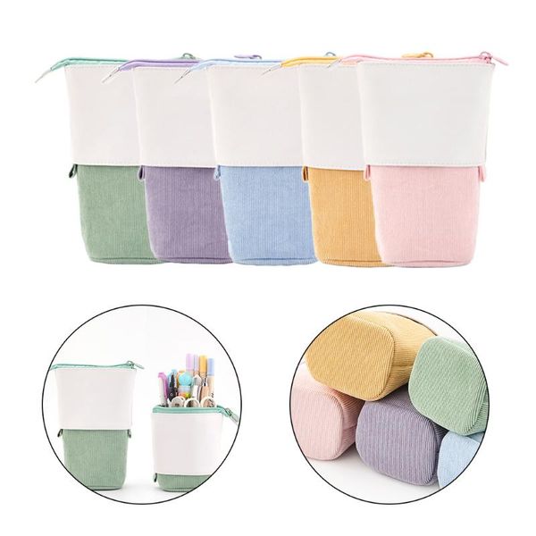 standing pen holder stationery case makeup bag boys girls gifts cosmetics pouch stand store organizer storage bags
standing pen holder stationery case makeup bag boys girls gifts cosmetics pouch stand store organizer storage bags