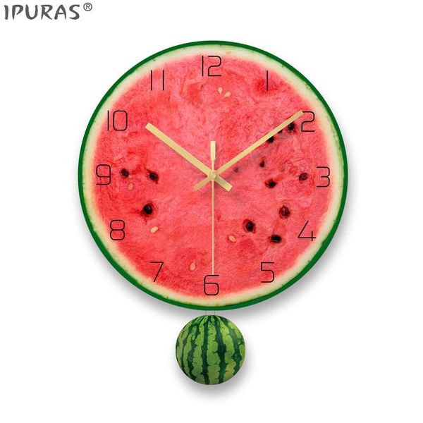 wall clocks watermelon fruit clock living room decoration creative cute swing children's bedroom mute glass fashion
wall clocks watermelon fruit clock living room decoration creative cute swing children's bedroom mute glass fashion