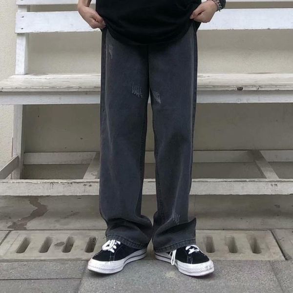 men's jeans 2021 autumn streetwear baggy men korean fashion loose straight wide leg pants male brand solid color #t3g, Blue
men's jeans 2021 autumn streetwear baggy men korean fashion loose straight wide leg pants male brand solid color #t3g, Blue