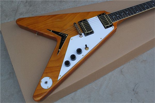 fly-v shaped electric guitar original wood color mahogany body chrome hardware rosewood fingerboard high quality
fly-v shaped electric guitar original wood color mahogany body chrome hardware rosewood fingerboard high quality