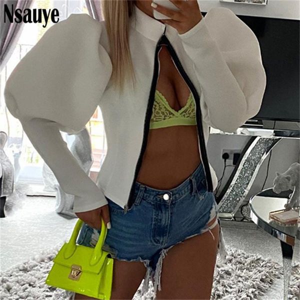 women's jackets nsauye fashion female autumn winter coat vintage harajuku long puff sleeve zipper skinny women outwear 2021, Black;brown
women's jackets nsauye fashion female autumn winter coat vintage harajuku long puff sleeve zipper skinny women outwear 2021, Black;brown