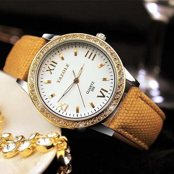 wristwatches yazole 359 watch women exquisite luxury quartz woman wristwatch fashion casual clock saat relogio feminino female gift, Slivery;brown
wristwatches yazole 359 watch women exquisite luxury quartz woman wristwatch fashion casual clock saat relogio feminino female gift, Slivery;brown