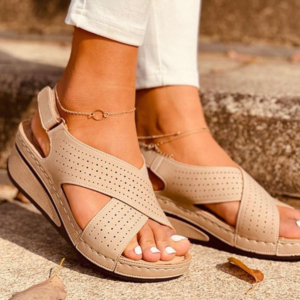 women wedges sandal roman style women's flat sandals casual sewing lady shoes outdoors walking female plus size, Black
women wedges sandal roman style women's flat sandals casual sewing lady shoes outdoors walking female plus size, Black