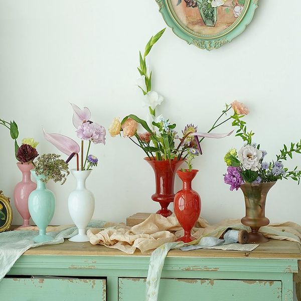 retro glass vase decorative ins colorful european home flower arrangement decoration ornaments plant pots planter holder vases
retro glass vase decorative ins colorful european home flower arrangement decoration ornaments plant pots planter holder vases