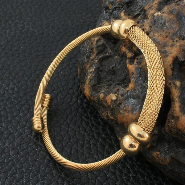 bangle fashion stainless steel jewelry simple bracelet gold color for women gift bdnzafca, Black
bangle fashion stainless steel jewelry simple bracelet gold color for women gift bdnzafca, Black