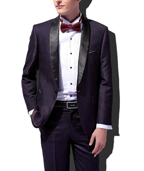 men's suits & blazers dark purple suit 2 pieces fashion shawl lapel classic tuxedos graduation party flat balzer for party(blazer+pants, White;black
men's suits & blazers dark purple suit 2 pieces fashion shawl lapel classic tuxedos graduation party flat balzer for party(blazer+pants, White;black