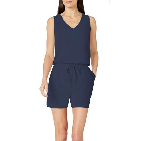 womens casual jumpsuit summer v neck sleeveless sports pockets tank short female solid v-neck rompers #t1g women's jumpsuits &, Black;white
womens casual jumpsuit summer v neck sleeveless sports pockets tank short female solid v-neck rompers #t1g women's jumpsuits &, Black;white