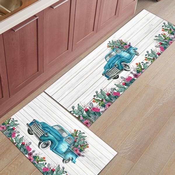 tropical plants cactus truck kitchen mat home bedroom living room carpet entrance doormat outdoor door carpets