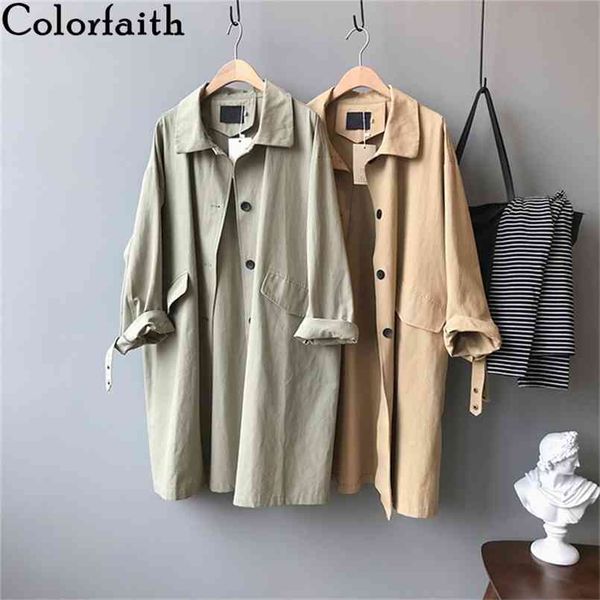 colorfaith autumn winter women's cargo windbreaker casual vintage pockets outerwear oversized long trench jk0393 210812, Tan;black
colorfaith autumn winter women's cargo windbreaker casual vintage pockets outerwear oversized long trench jk0393 210812, Tan;black