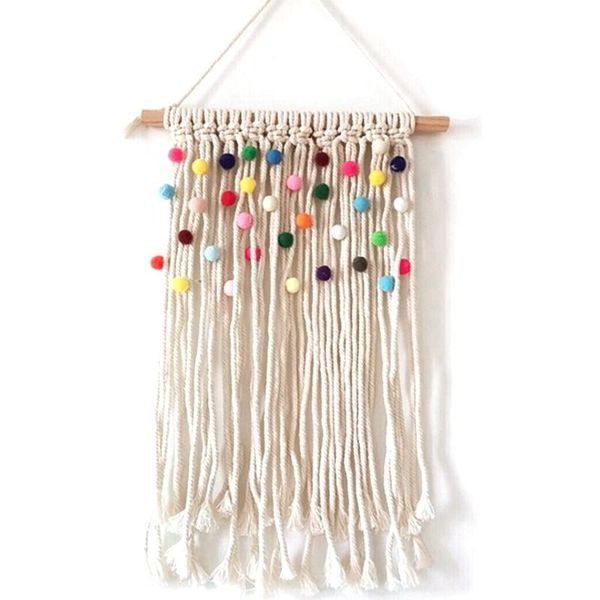 tapestries colorful macrame tapestry wall nursery decor kids room hanging decoration bohemian backdrop handmde art
tapestries colorful macrame tapestry wall nursery decor kids room hanging decoration bohemian backdrop handmde art