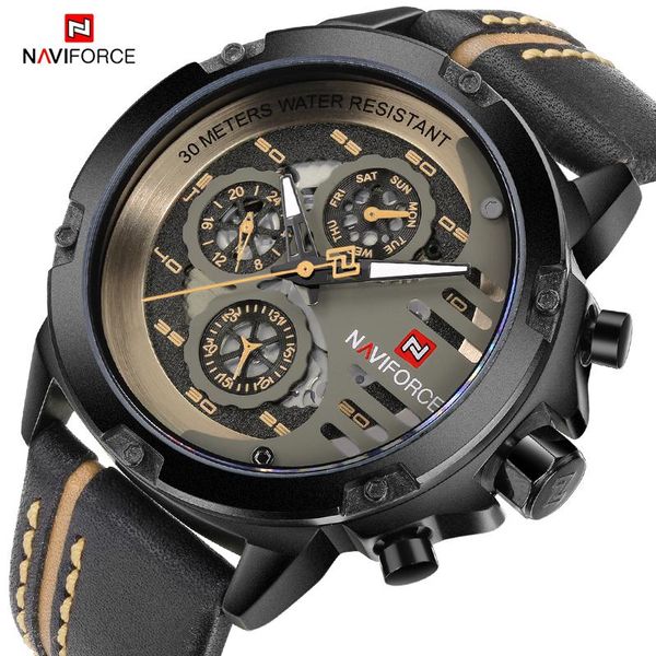 wristwatches 2021 naviforce mens watches water resistance 24 hour clock date quartz watch man sport leather wrist, Slivery;brown
wristwatches 2021 naviforce mens watches water resistance 24 hour clock date quartz watch man sport leather wrist, Slivery;brown