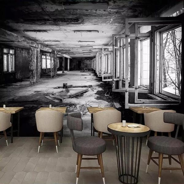 custom 3d po wallpaper creative space black and white factory building graffiti art painting restaurant cafe decor waterproof wallpapers
custom 3d po wallpaper creative space black and white factory building graffiti art painting restaurant cafe decor waterproof wallpapers