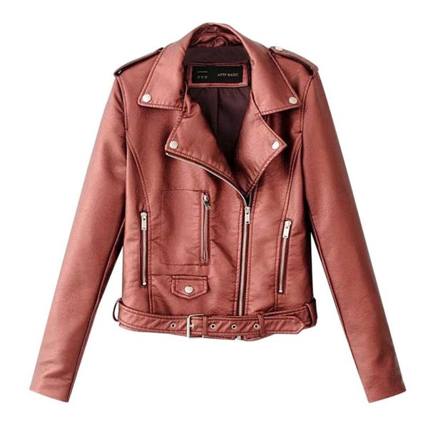 women basic coats jackets black zipper crop pu jacket punk style short motor leather coat fa women's, Black;brown
women basic coats jackets black zipper crop pu jacket punk style short motor leather coat fa women's, Black;brown