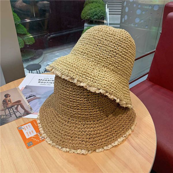 lace edge wide brim fisherman's hat women's summer literature and art versatile travel sunshade fresh foldable straw
lace edge wide brim fisherman's hat women's summer literature and art versatile travel sunshade fresh foldable straw
