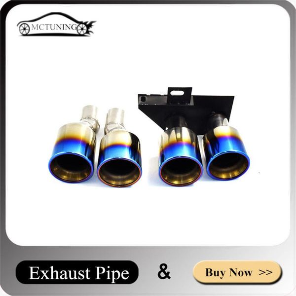 motorcycle exhaust system one set blue stainless steel muffler pipe for 5 series f10 f18 525li 520 530 2012 2013 2014 2021 tip
motorcycle exhaust system one set blue stainless steel muffler pipe for 5 series f10 f18 525li 520 530 2012 2013 2014 2021 tip
