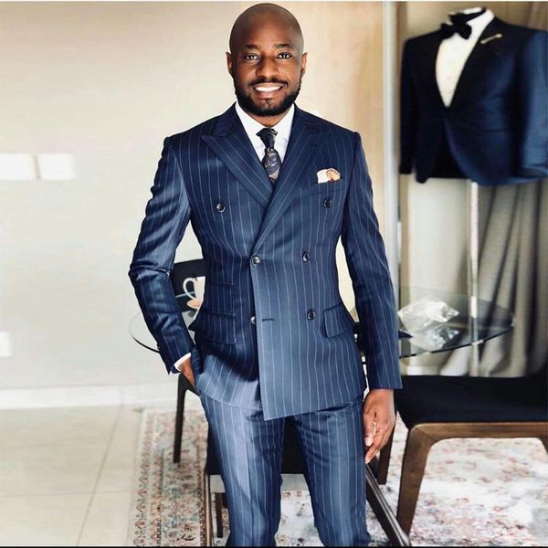double breasted wedding tuxedos pinstripe mens groom suits peaked lapel slim fit prom party blazer (jacket+pants) 2 piece set men's & b, White;black
double breasted wedding tuxedos pinstripe mens groom suits peaked lapel slim fit prom party blazer (jacket+pants) 2 piece set men's & b, White;black