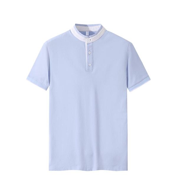 men's polos fresh o-neck design cotton shirt youth summer breathable micro-elastic short-sleeved slim fashion trend, White;black
men's polos fresh o-neck design cotton shirt youth summer breathable micro-elastic short-sleeved slim fashion trend, White;black