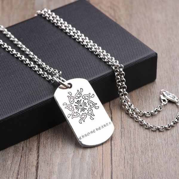 party favor chrome/hearts necklace 925 sterling silver croxin flame cross huajun brand pendant men's simple fashion thai
party favor chrome/hearts necklace 925 sterling silver croxin flame cross huajun brand pendant men's simple fashion thai