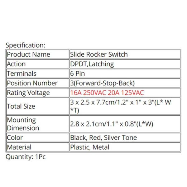 smart home control forward-sback dpdt 6pin latching slide rocker switch kcd4-604-6p car accessories
smart home control forward-sback dpdt 6pin latching slide rocker switch kcd4-604-6p car accessories