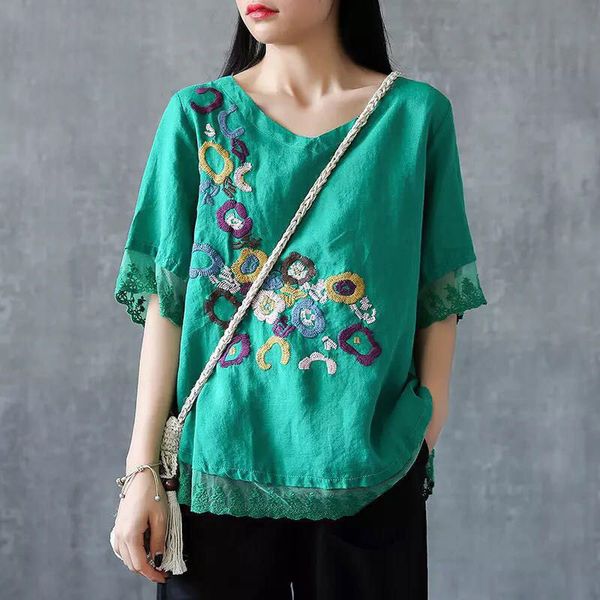 borisovich plus size women casual t-shirt new brand summer fashion v-neck floral embroidery female cotton tees p017 210412, White
borisovich plus size women casual t-shirt new brand summer fashion v-neck floral embroidery female cotton tees p017 210412, White