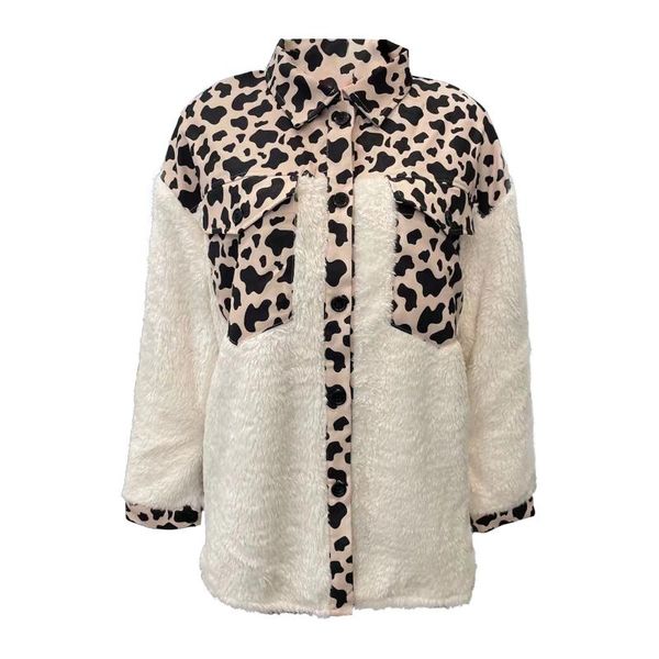 women's fur & faux winter clothing women jacket hairy long coat overcoat thick warm female plush leopard patchwork, Black
women's fur & faux winter clothing women jacket hairy long coat overcoat thick warm female plush leopard patchwork, Black