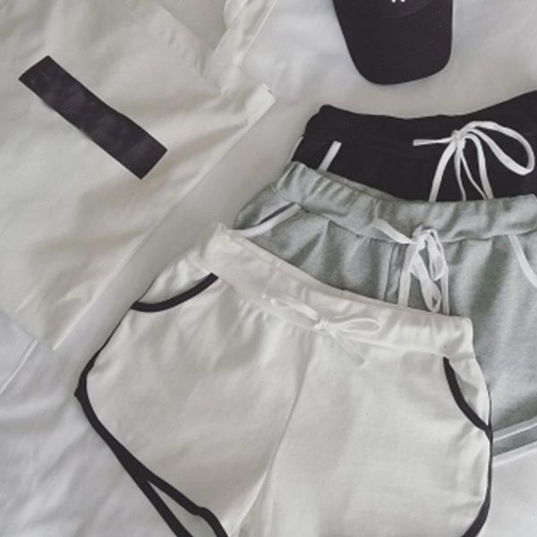 elastic casual summer shorts women simple splice lace up straight ladies fashion beach high waist slim, White;black
elastic casual summer shorts women simple splice lace up straight ladies fashion beach high waist slim, White;black