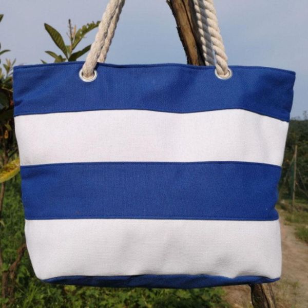 simple canvas shoulder handbag 2021 fashion blue strip tote bag large capacity shopping summer beach bags
simple canvas shoulder handbag 2021 fashion blue strip tote bag large capacity shopping summer beach bags