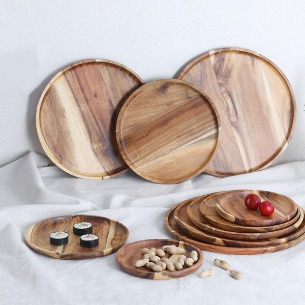 dishes & plates japanese acacia wooden round tray saucer tea set household fruit snack dessert breakfast bread pizza
dishes & plates japanese acacia wooden round tray saucer tea set household fruit snack dessert breakfast bread pizza
