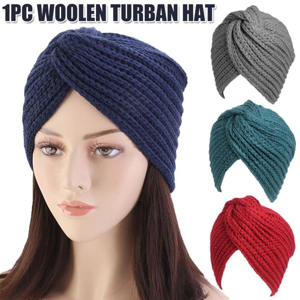 women turban knot headwrap winter woolen hat cross twisted cap national costume edf88 outdoor hats, Black;white
women turban knot headwrap winter woolen hat cross twisted cap national costume edf88 outdoor hats, Black;white