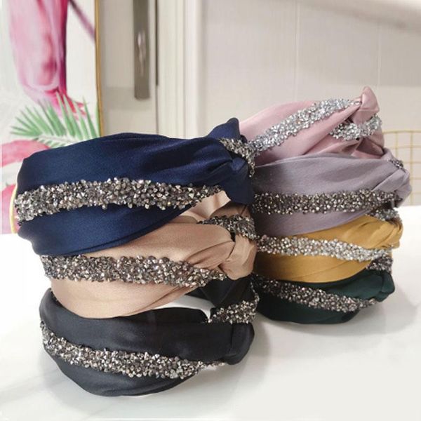 hair accessories solid color hoop creative satin rhinestone headbands fashion for women girls twisted crystal head
hair accessories solid color hoop creative satin rhinestone headbands fashion for women girls twisted crystal head
