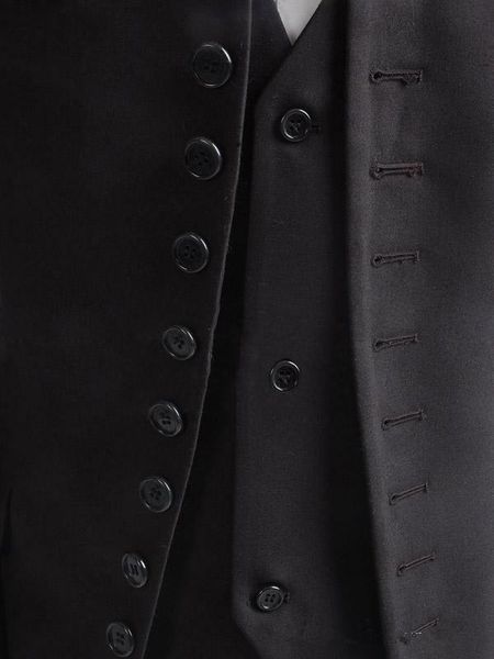 men's suits & blazers fashion design custom slim tailoring long tuxedo stand collar black suit jacket + vest pants, White;black
men's suits & blazers fashion design custom slim tailoring long tuxedo stand collar black suit jacket + vest pants, White;black