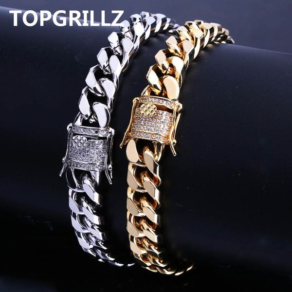 rillz style fashion gold/silver color micro pave cz stone bracelet 11mm width link chain bracelets hip hop jewelry gift, Black
rillz style fashion gold/silver color micro pave cz stone bracelet 11mm width link chain bracelets hip hop jewelry gift, Black