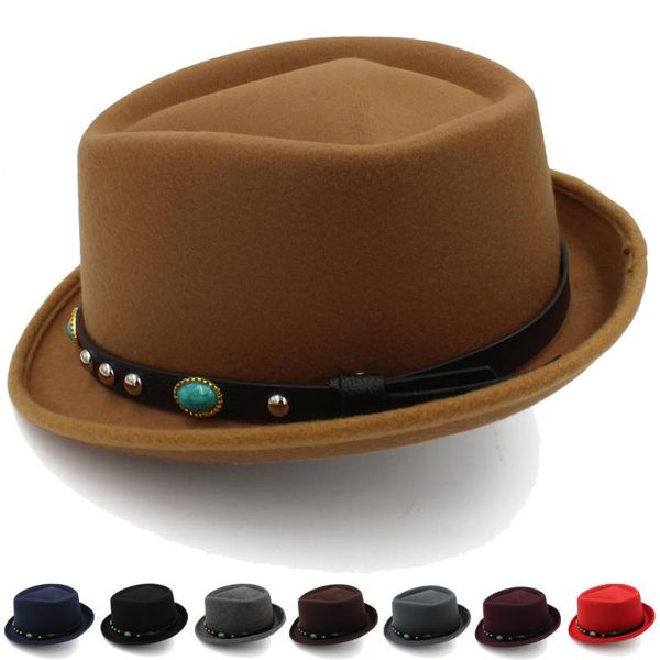 wide brim hats men women diamond pork pie fedora sunhat trilby caps jazz party travel outdoor winter size us 7 1/4 uk, Blue;gray
wide brim hats men women diamond pork pie fedora sunhat trilby caps jazz party travel outdoor winter size us 7 1/4 uk, Blue;gray