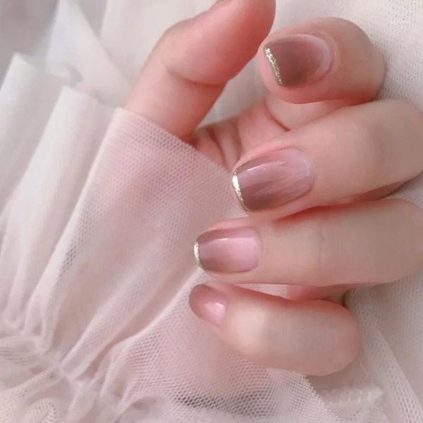 24pcs glitter metal silver side short full cover nail art tips with glue women purple gray gradient nude color acrylic tips1, Red;gold
24pcs glitter metal silver side short full cover nail art tips with glue women purple gray gradient nude color acrylic tips1, Red;gold