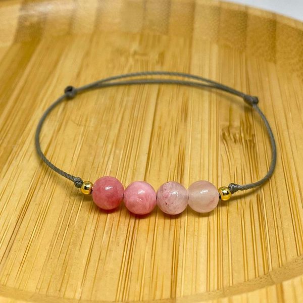 charm bracelets women's beads rosary natural stones jewelry girl handmade pink beaded thread bracelet on hand female birthday gift, Golden;silver
charm bracelets women's beads rosary natural stones jewelry girl handmade pink beaded thread bracelet on hand female birthday gift, Golden;silver