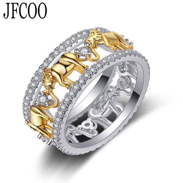 elephant hollow wide version micro-inlay zircon ring animal two-tone separation women fashion rings drop wedding, Slivery;golden
elephant hollow wide version micro-inlay zircon ring animal two-tone separation women fashion rings drop wedding, Slivery;golden