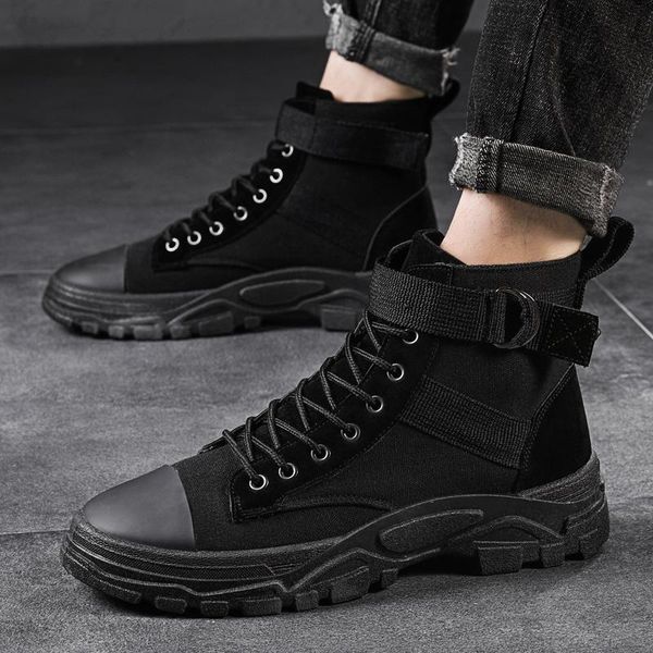boots men ankle durable breathable canvas boot for comfortable non slip fashion motorcycle man casual autumn shoes, Black
boots men ankle durable breathable canvas boot for comfortable non slip fashion motorcycle man casual autumn shoes, Black
