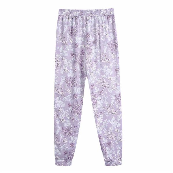 evfer chic lady fashion purple floarl print za long pants female casual elastic high waist spring summer suit trousers 210421, Black;white
evfer chic lady fashion purple floarl print za long pants female casual elastic high waist spring summer suit trousers 210421, Black;white