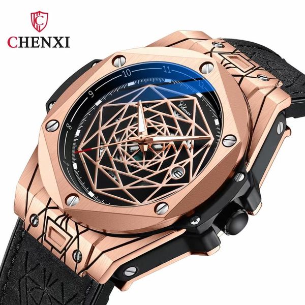 wristwatches luxury rose gold men's watches unique brand chenxi fashion casual genuine leather male quartz wristwatch holiday gift cloc, Slivery;brown
wristwatches luxury rose gold men's watches unique brand chenxi fashion casual genuine leather male quartz wristwatch holiday gift cloc, Slivery;brown