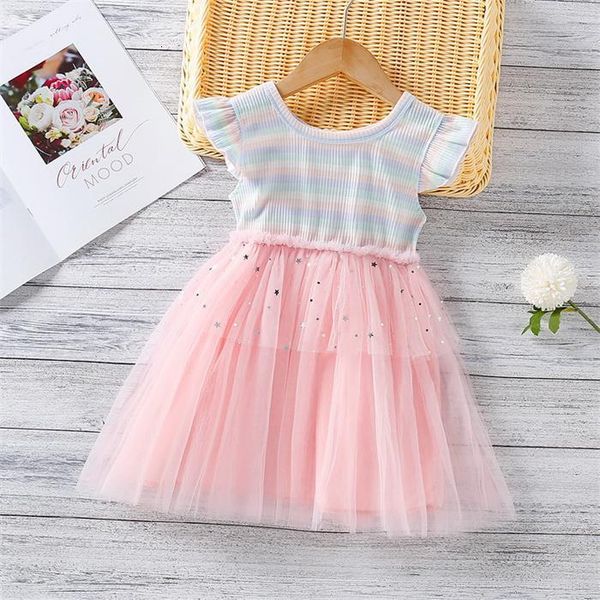 girl's dresses summer kids girls striped short sleeves starry sky princess es cute style outfits children clothes e601 mje2, Red;yellow
girl's dresses summer kids girls striped short sleeves starry sky princess es cute style outfits children clothes e601 mje2, Red;yellow