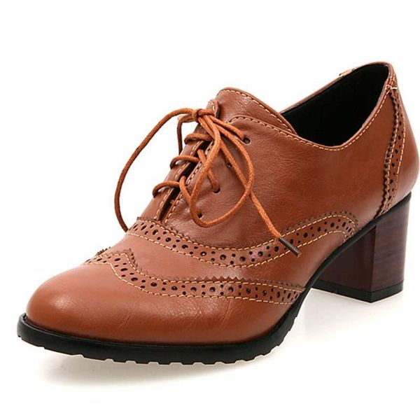 platform pumps plus size 34-43 women shoes fashion vintage lacing work carved leather thick heels dress, Black
platform pumps plus size 34-43 women shoes fashion vintage lacing work carved leather thick heels dress, Black
