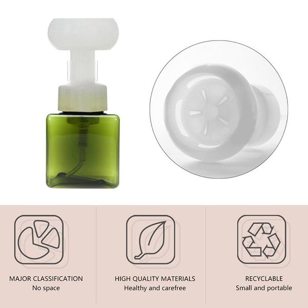liquid soap dispenser 6-color flower shape foam foaming pump empty box shower gel bottle kitchen plastic clear bottles
liquid soap dispenser 6-color flower shape foam foaming pump empty box shower gel bottle kitchen plastic clear bottles