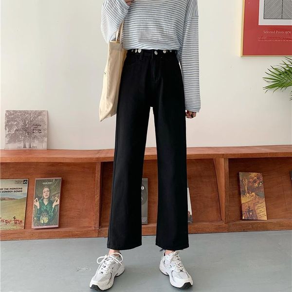 women's jeans vintage high waist straight denim women autumn 2021 loose wide leg pants chic simple all-match cowboy trousers, Blue
women's jeans vintage high waist straight denim women autumn 2021 loose wide leg pants chic simple all-match cowboy trousers, Blue